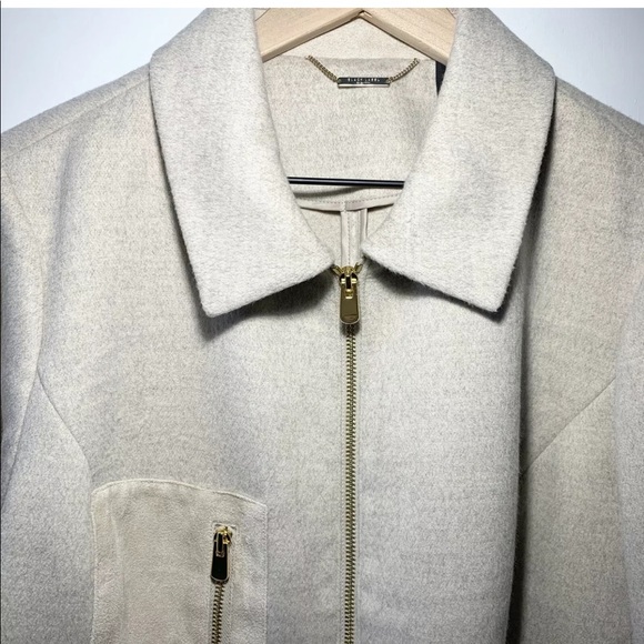 New Chico's Black Label size 2 Sandy Beige Boxy - Picture 2 of 8